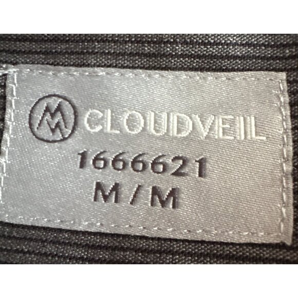 Cloudveil Shirt Mens Med Short Sleeve Blue Button Up Casual - Picture 8 of 9